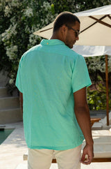 The Sea Suite - Short Sleeve Linen Shirt
