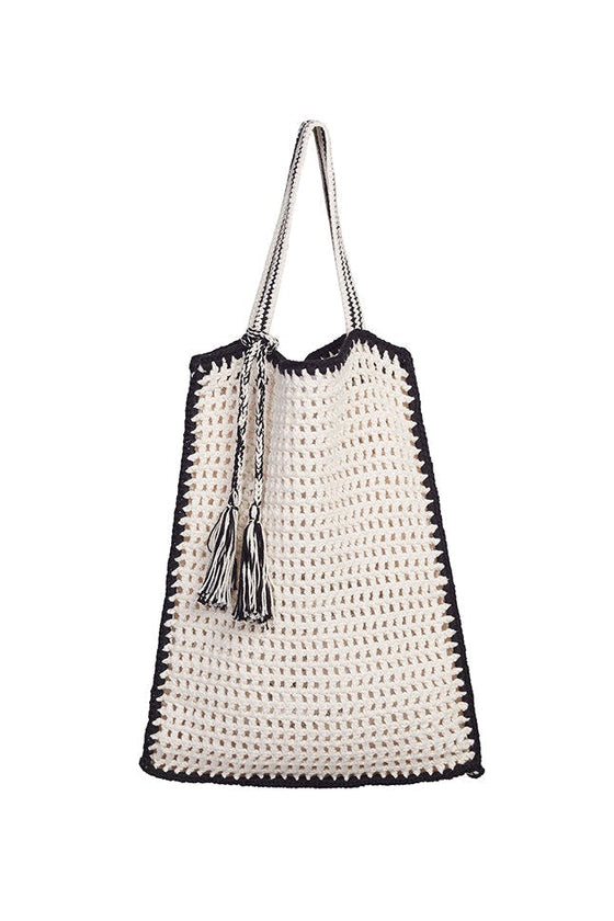 VERA CROCHET TOTE BAG