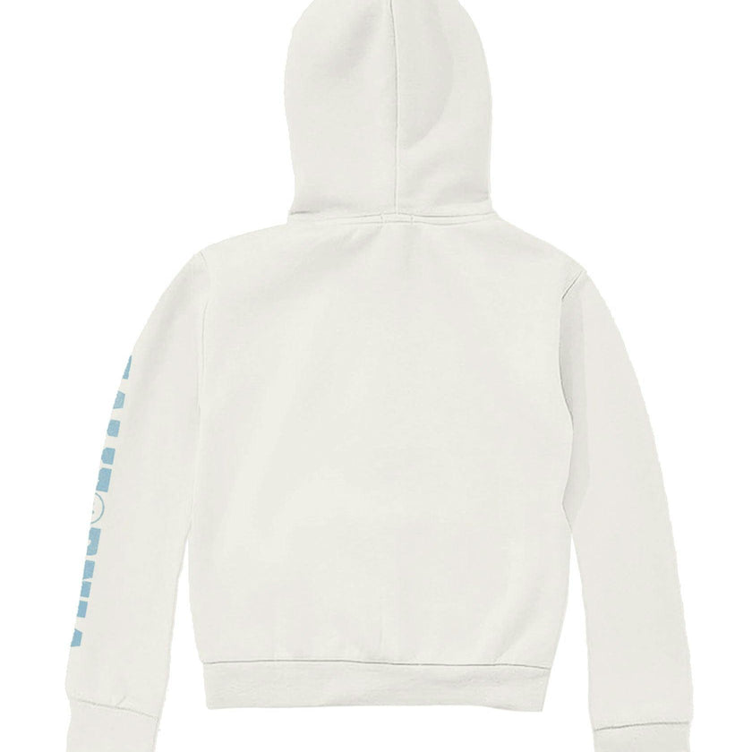 Kids Ocean Beach Hoodie-White-Unisex