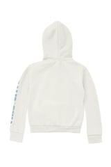 Kids Ocean Beach Hoodie-White-Unisex