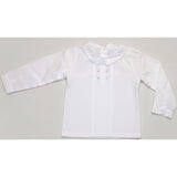 Classic Peter Pan Collar Shirt, White