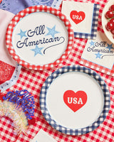 All American Plates - 24 paper plates