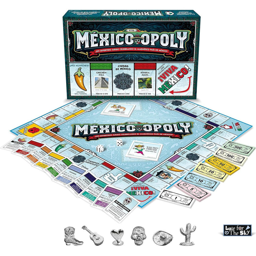 Mexico-Opoly Spanish Board Game