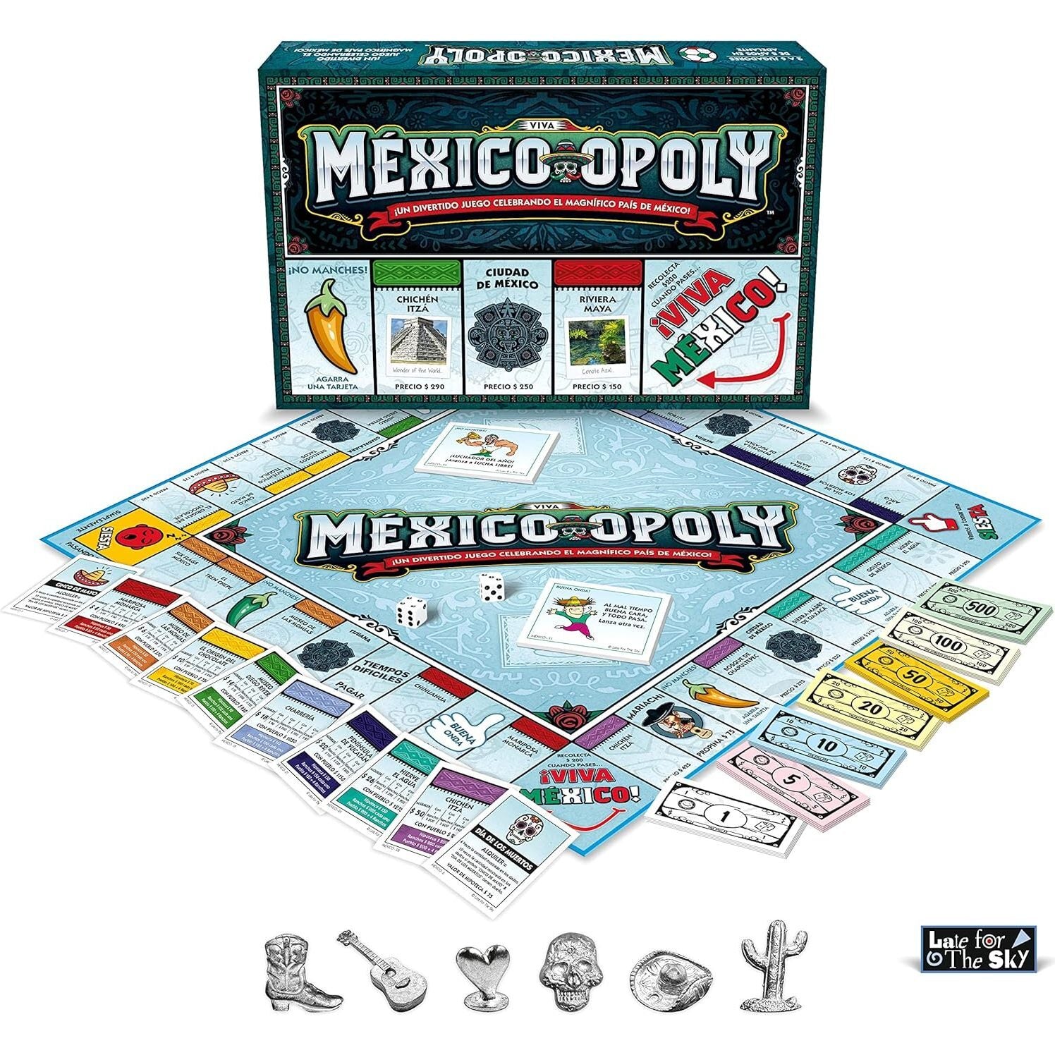 Mexico-Opoly Spanish Board Game