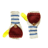 Kids Fingerless Fold-Over Mittens