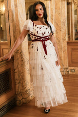 Bellagio Dress in Ivory