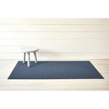 Breton Stripe Shag Floor Mat, Blue