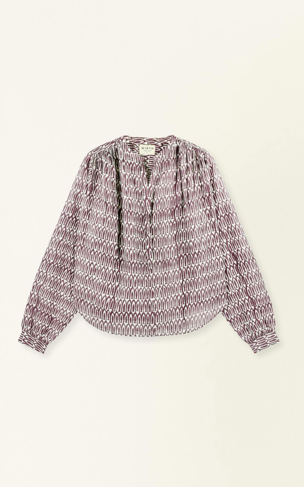 Florence Blouse in Grappa Minnow