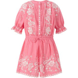 Selena Cotton Embroidered Romper