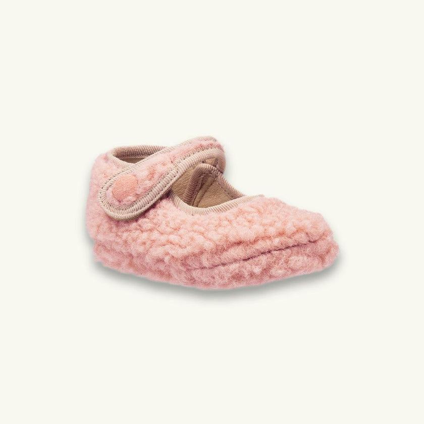Baby Shearling Mary Jane | Pink