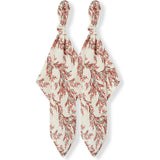 Winterberry Organic Cotton Muslin Two-Piece Burp Cloth Set