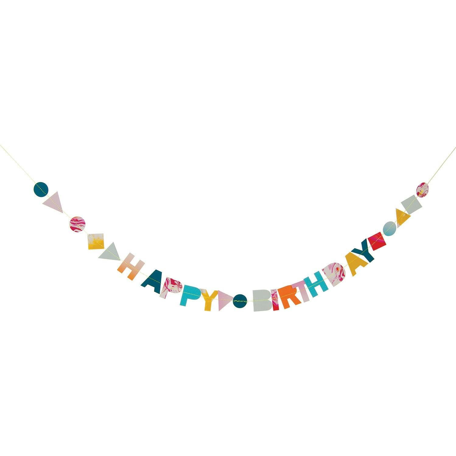 Happy Birthday Garland Card