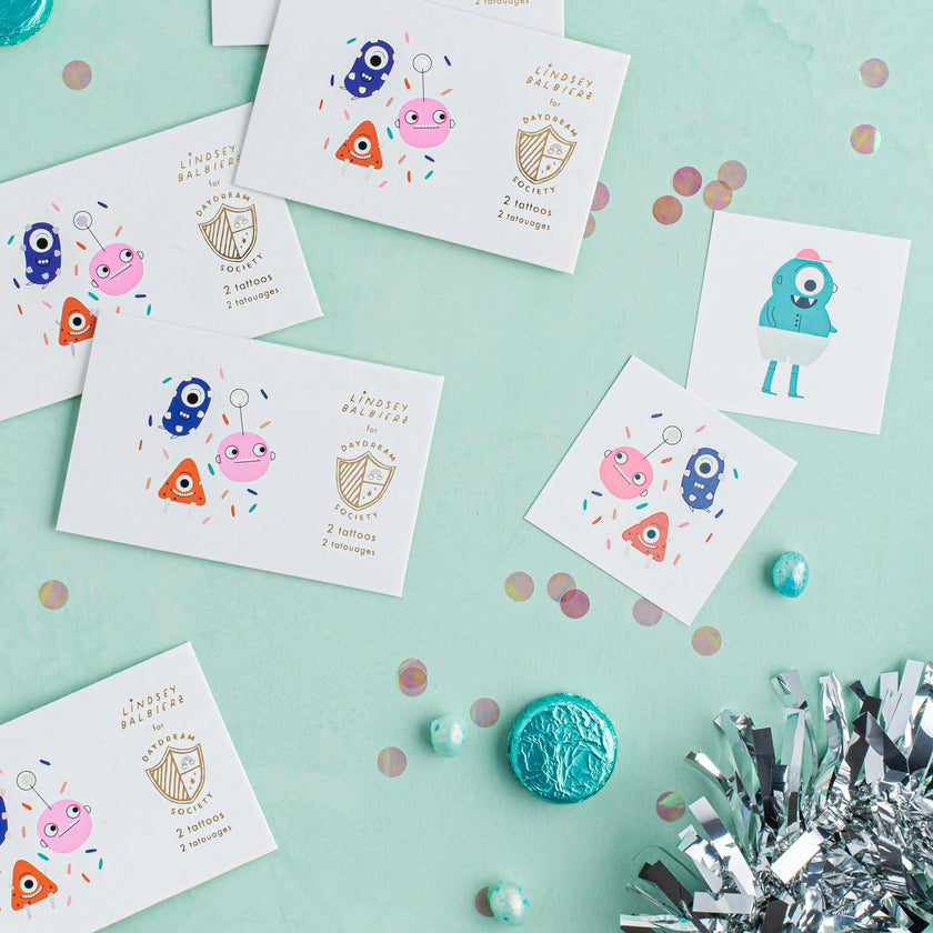 Little Monsters Temporary Tattoos