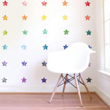 Watercolor Stars • Rainbow • Small • Peel-and-Stick Wall Decals
