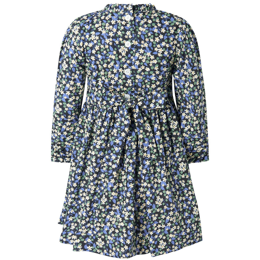 Floral Berry Ruched Dress
