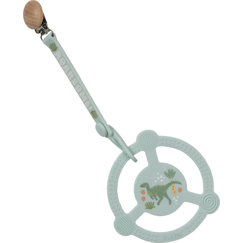 Studio Oh! Silicone Teether Ring With Detachable Clip