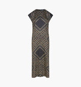 The Dris Dress - Carnaby Scarf Black