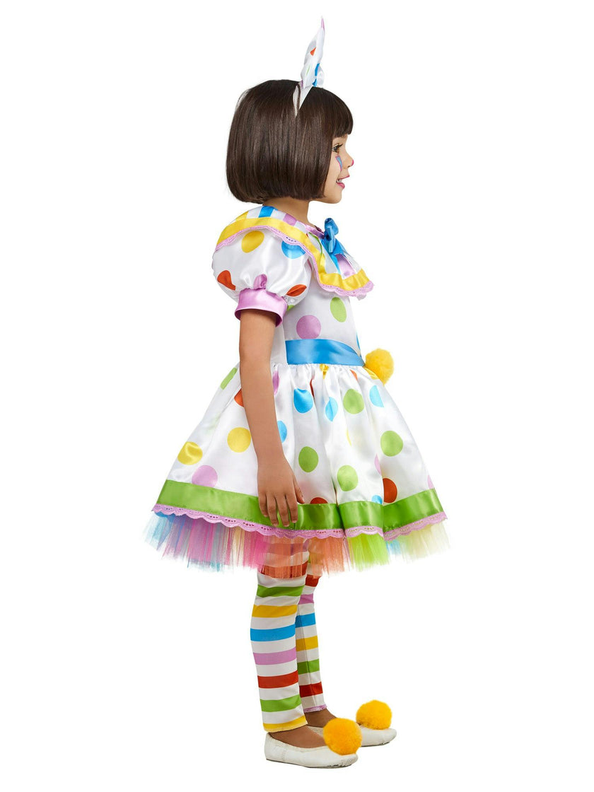 Dottie Brights & Stripes the Clown Costume for Toddlers