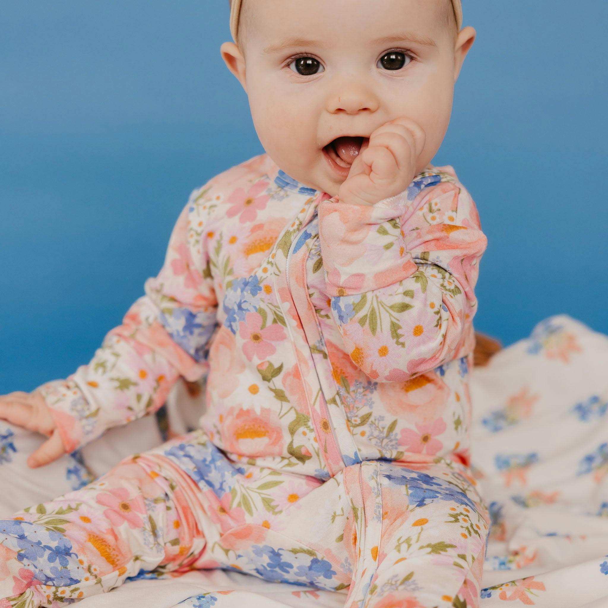 Bamboo Zip-Up Footie Pajama - Penelope