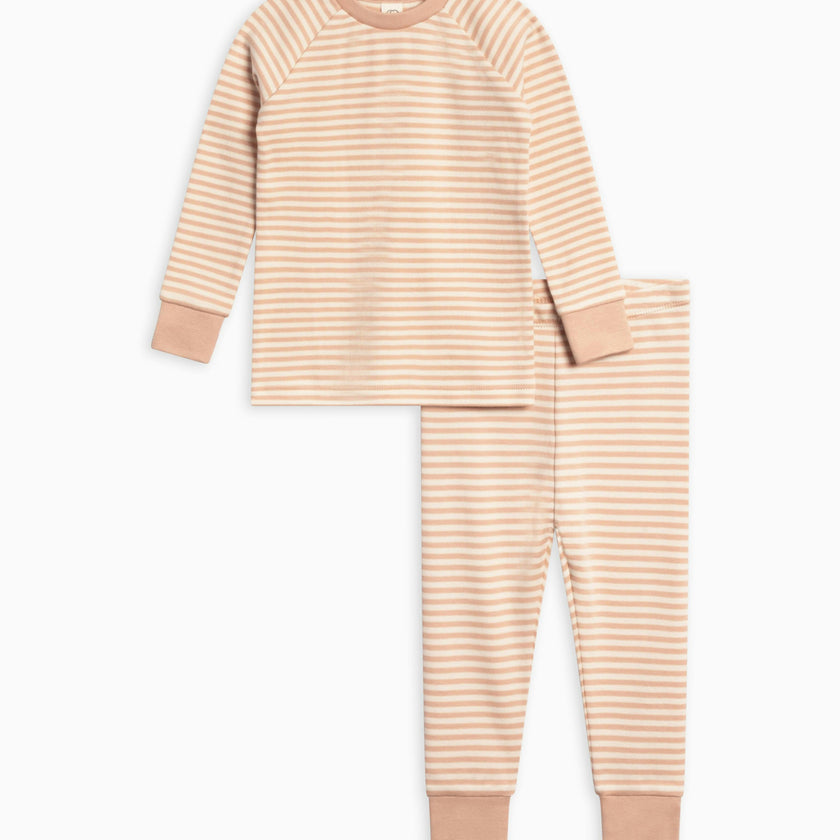 2-Piece Long Sleeve Jammie Set Ballet Stripe