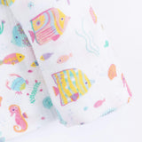 Sunny Coral Reef Fish - Swaddle Blanket