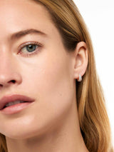 Huggie Earrings - Nate Pave