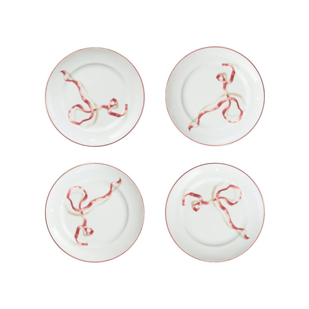 Ribbon Dessert Plate