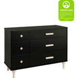 Lolly 6 Drawer Assembled Double Dresser