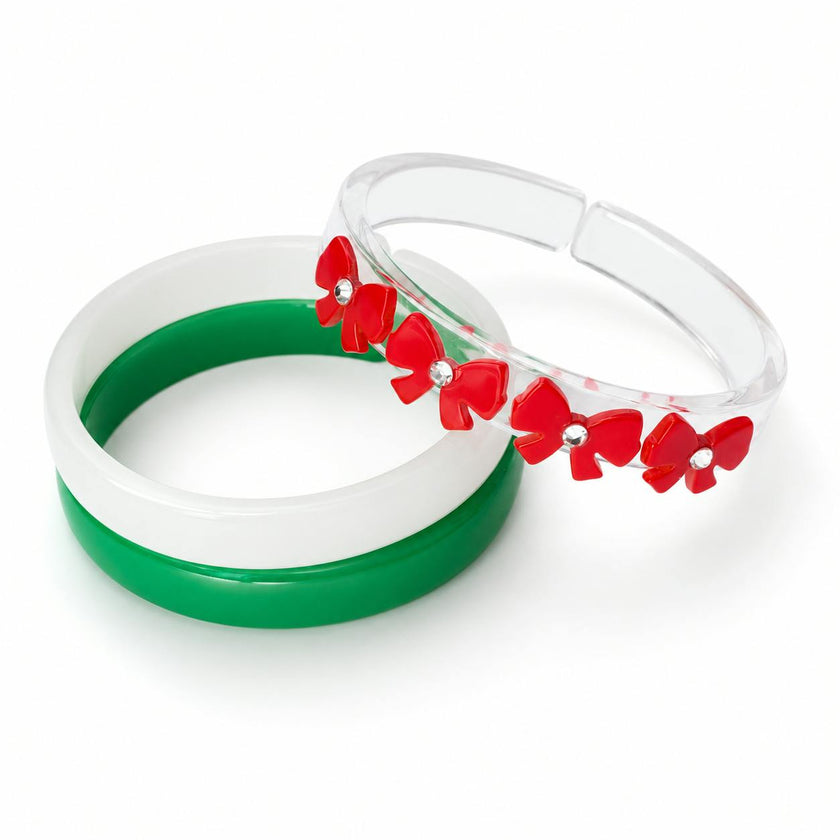 Bows Red Bangles