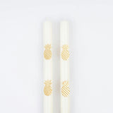 Gold Pineapple Table Candles