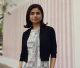 CROPPED KNIT CARDIGAN