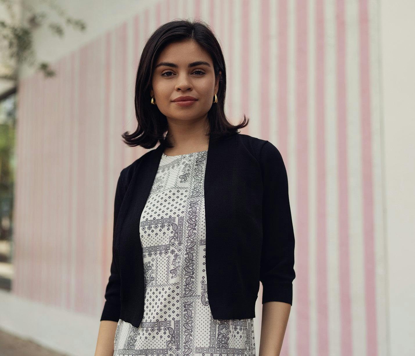 CROPPED KNIT CARDIGAN