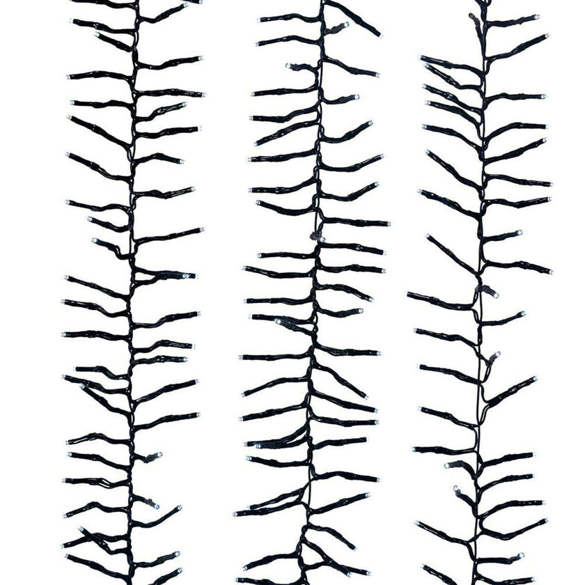 Kurt Adler CUL 1000-Light 33-Foot Cluster Light Set with Cool White 3MM LED Bulbs