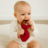 teething ears | scarlet red