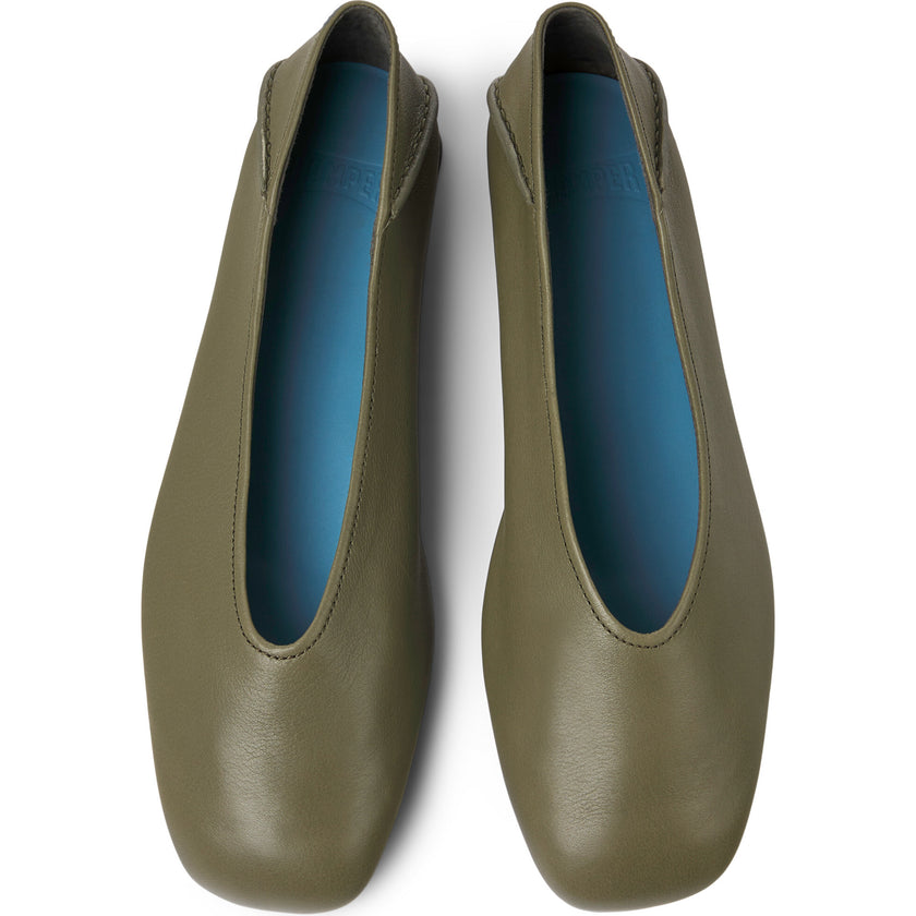 Women's Casi Myra Ballerinas, Medium Green