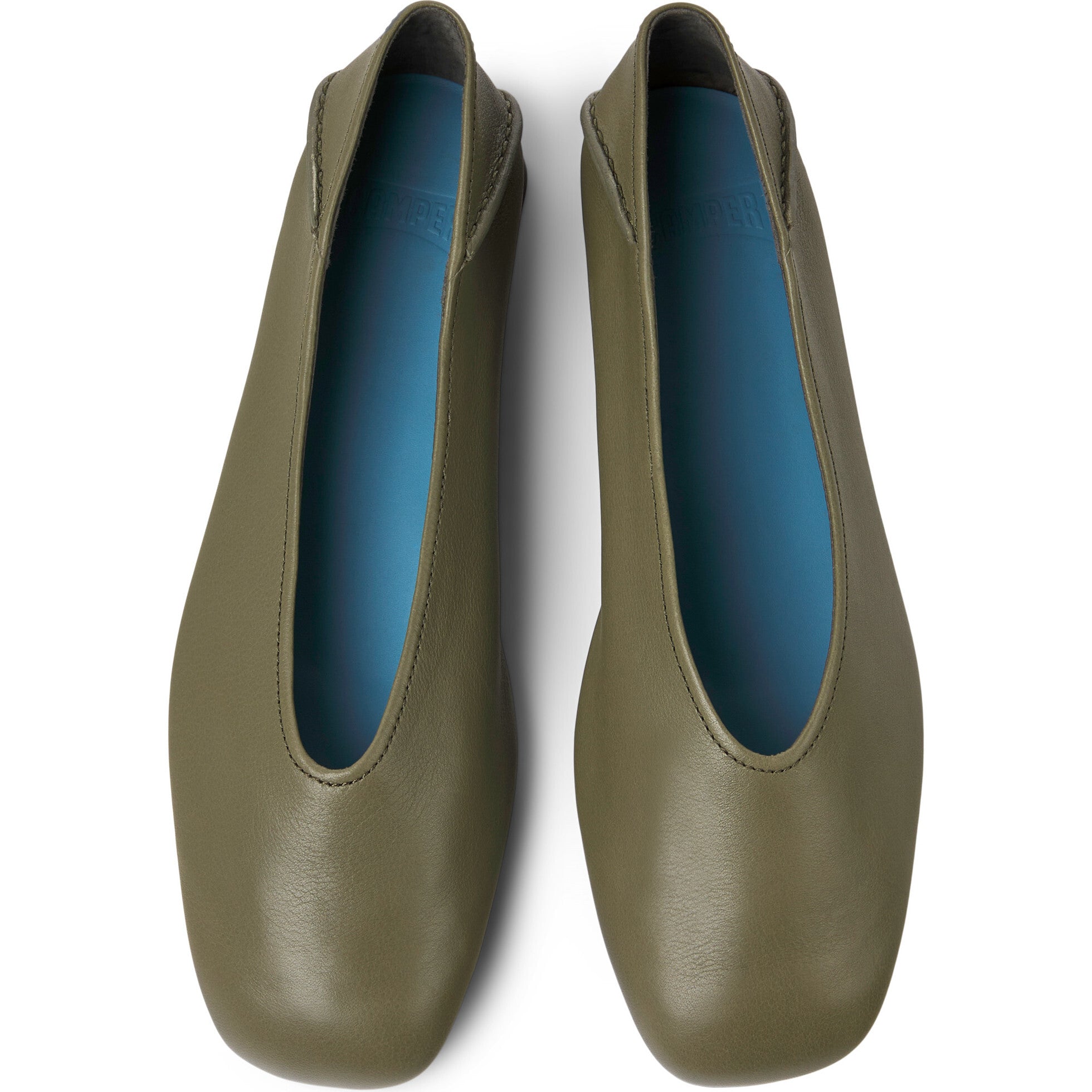 Women's Casi Myra Ballerinas, Medium Green