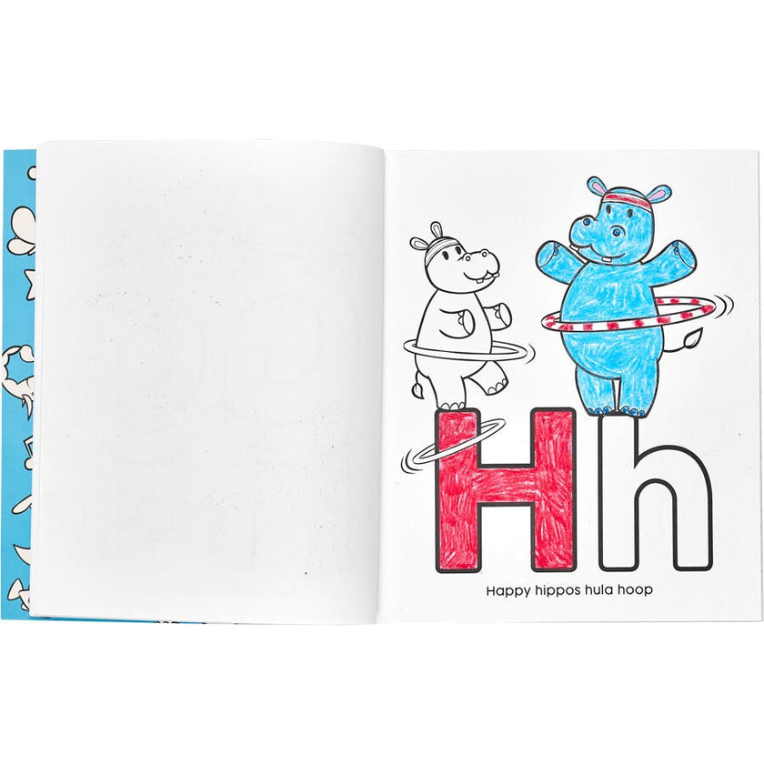 ABC: Amazing Animals Toddler Coloring Book