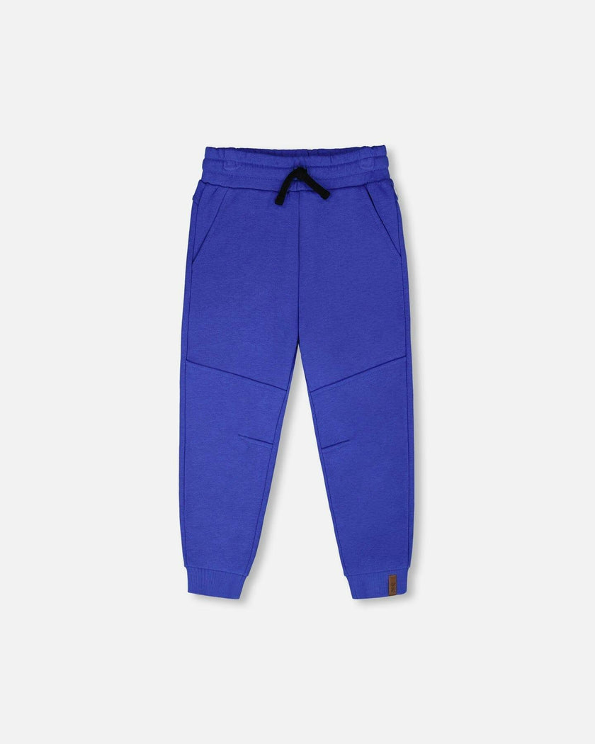 French Terry Sweatpants With Cross Seams