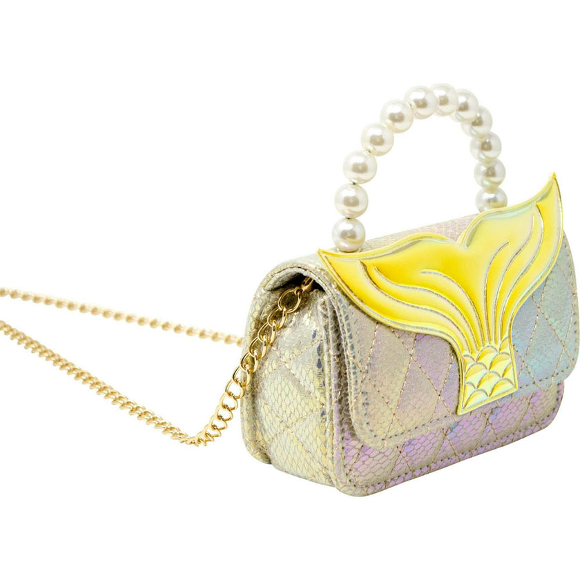 Mermaid Tail Pearl Handle Bag