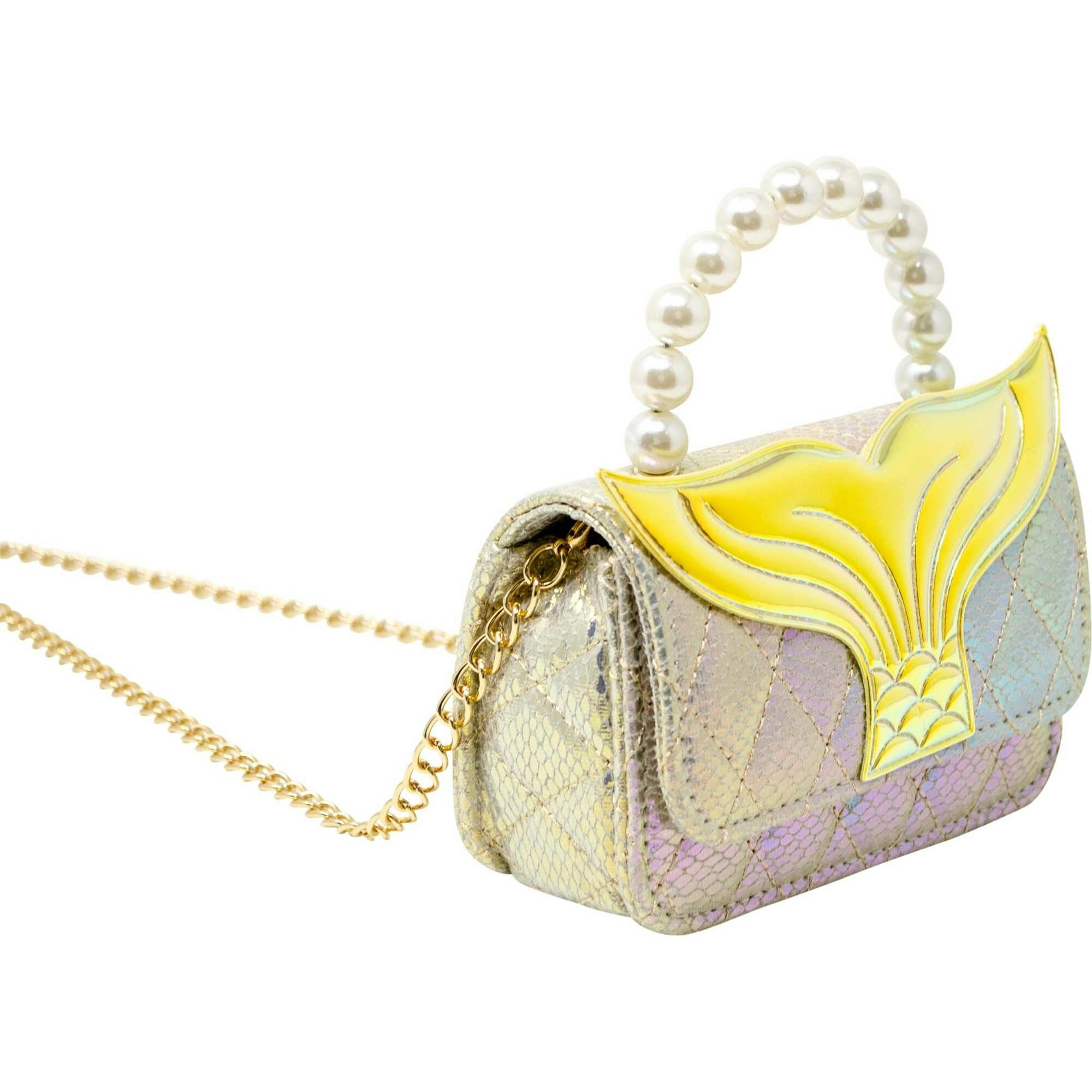 Mermaid Tail Pearl Handle Bag