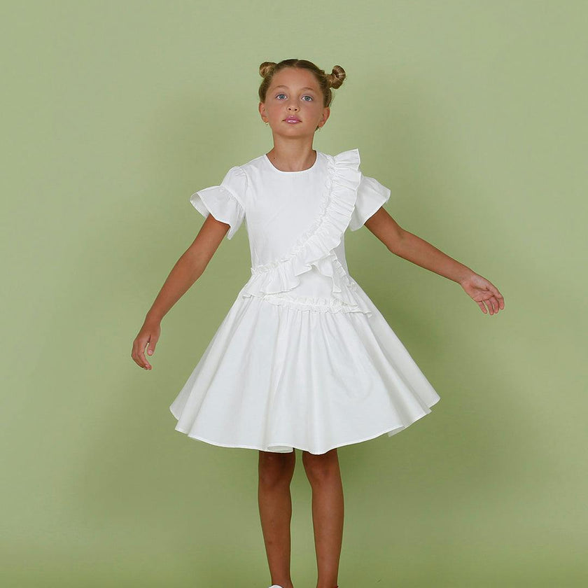 Cora dress, White