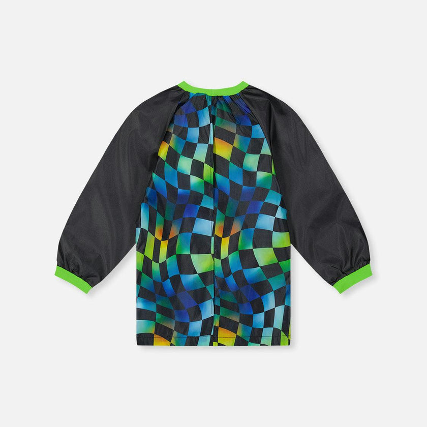 Toddler Boy Checkered Durable Protective School Apron