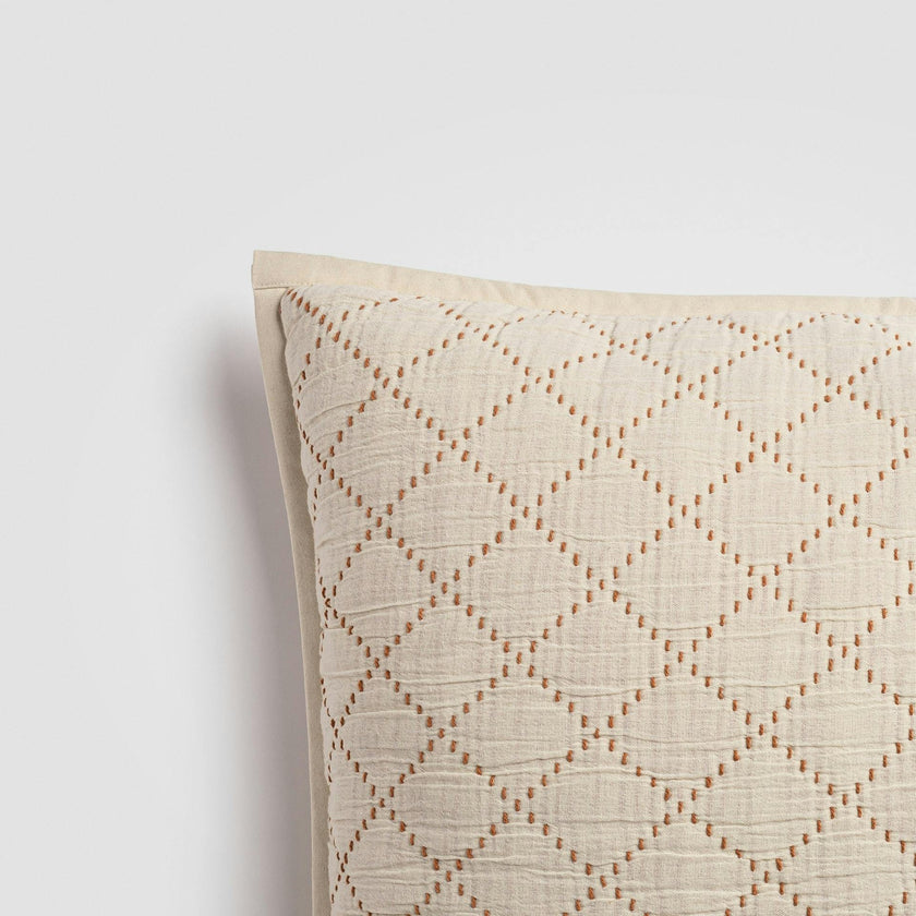Diamond Stitch Euro Sham Set