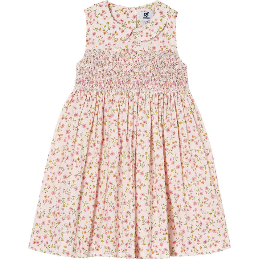 Hand-Smocked Girls Dress - Lizzie