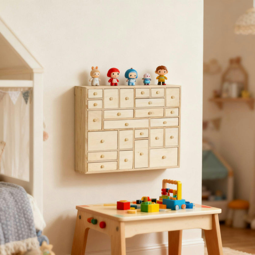 DIY Craft Storage & Advent Calendar