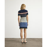 Short Leighton Dress, Stripes