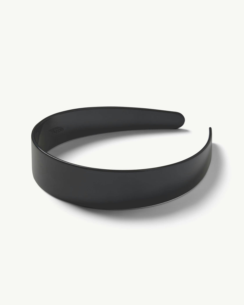 Wide Headband in Black
