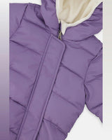 Baby Cloud One Piece Snowsuit Adapted For Car Seats Violet