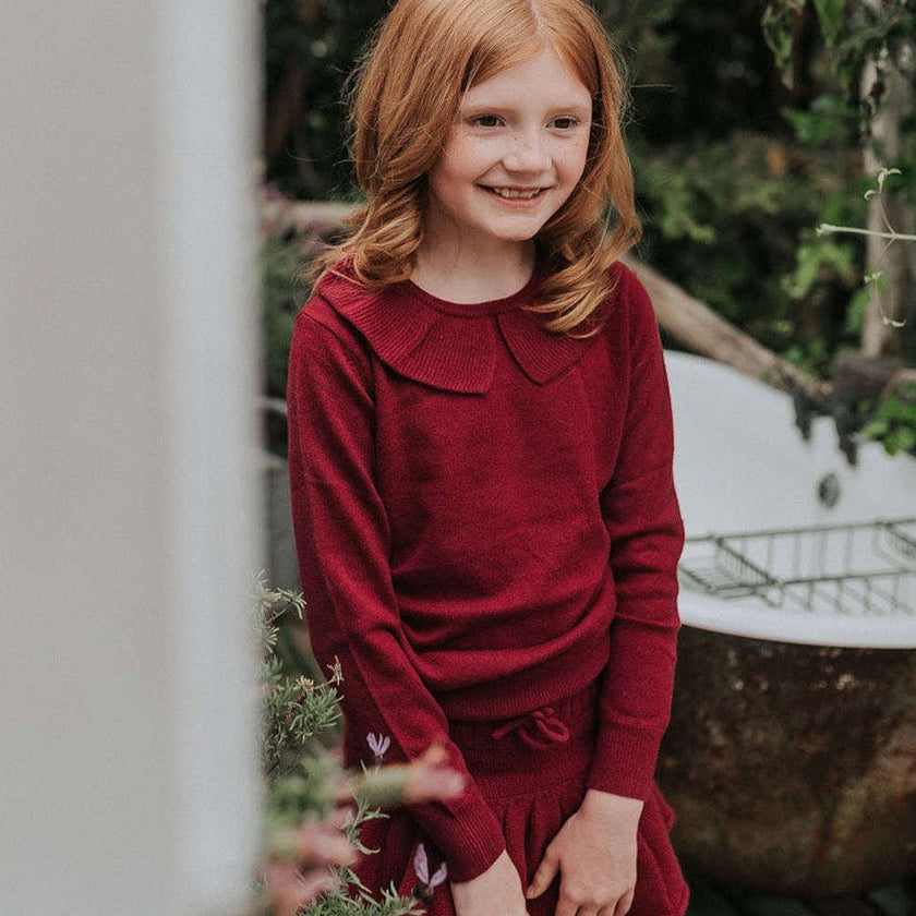 Peter Pan Collared Jumper | 100% cashmere