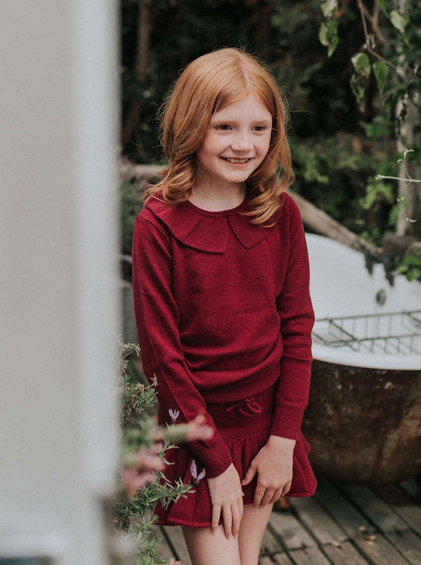 Peter Pan Collared Jumper | 100% cashmere